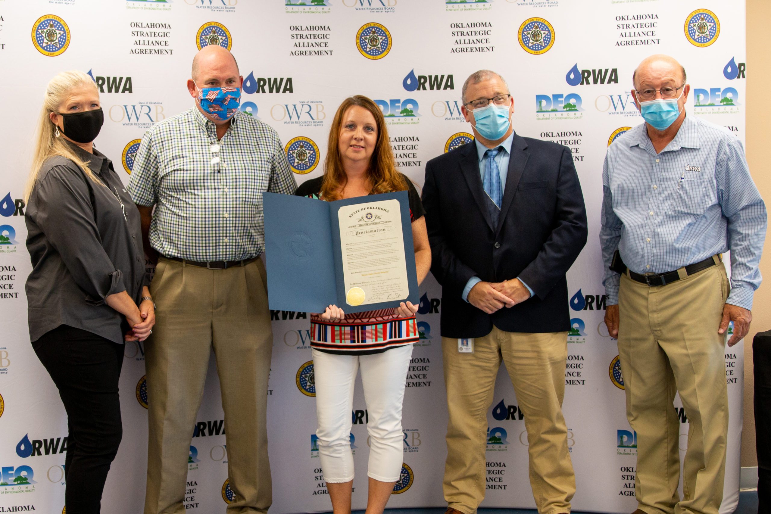 Dewar Public Works Authority Honored for Sustainability Plan Oklahoma